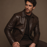 Hunter Brown Leather Jacket