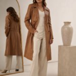 Florence Brown Leather Coat