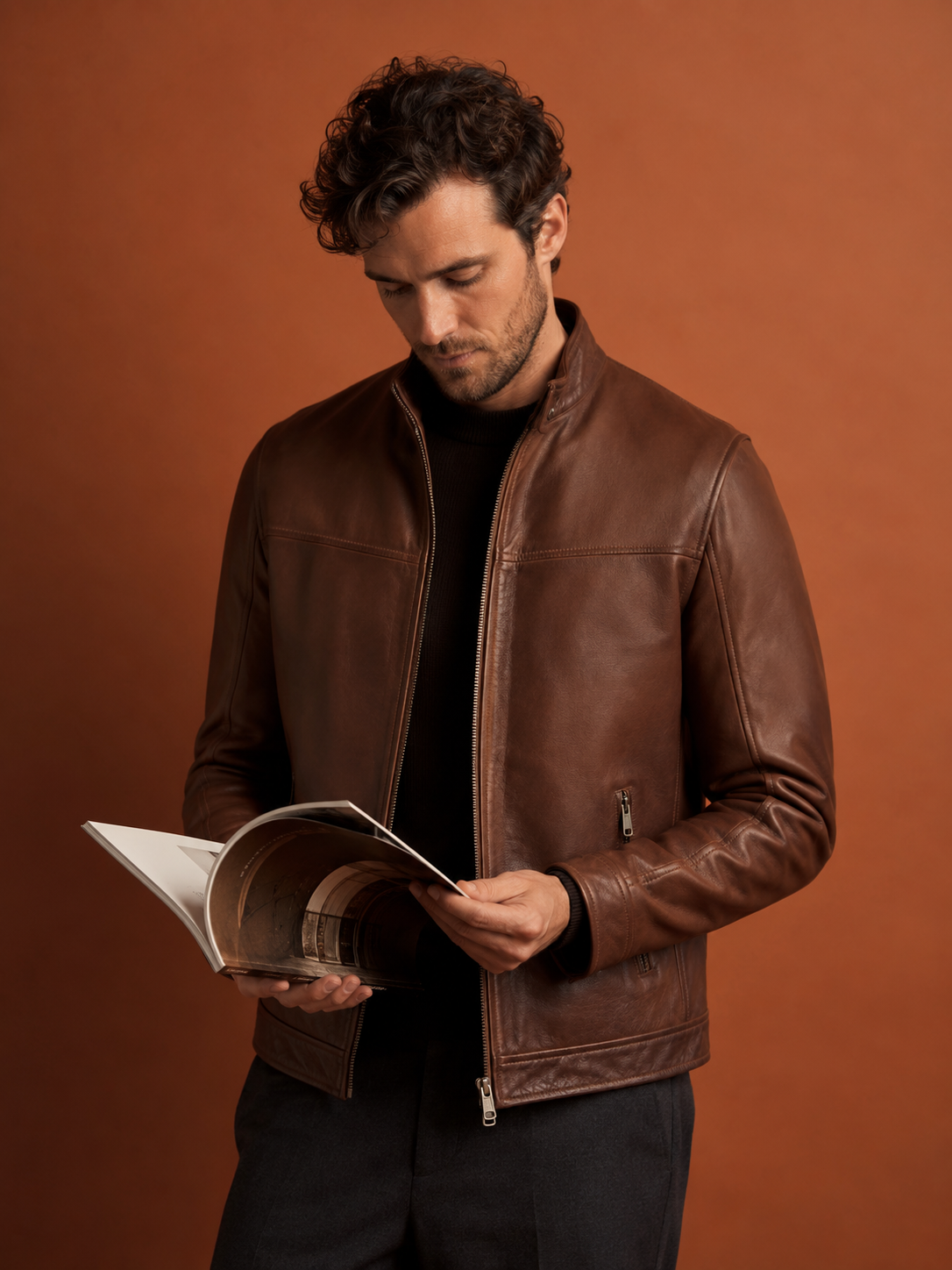 06 The Ryder Urban Leather Jacket - Image 1